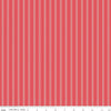 SALE Sweet Acres Ticking C13215 Sunset - Riley Blake Designs - Off-White Stripe Stripes Striped - Quilting Cotton Fabric