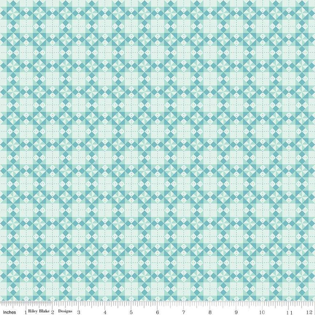 Sweet Acres Barn Quilts C13216 Songbird by Riley Blake Designs - Geometric Printed Quilt Blocks - Quilting Cotton Fabric