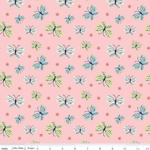 Butterfly Blossom Butterflies C13271 Pink by Riley Blake Designs - Quilting Cotton Fabric