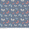 SALE Butterfly Blossom Butterflies C13271 Stone Blue - Riley Blake Designs - Quilting Cotton Fabric