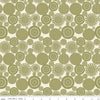 CLEARANCE Butterfly Blossom Papercut C13273 Cream - Riley Blake Designs - Circles - Quilting Cotton Fabric