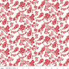 Bee Vintage Carol C13071 Red - Riley Blake Designs - Floral Flowers - Lori Holt - Quilting Cotton Fabric