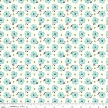 Bee Vintage Isabelle Cloud Floral Fabric C13083 - Lori Holt Riley Blake Quilting Cotton Fabric