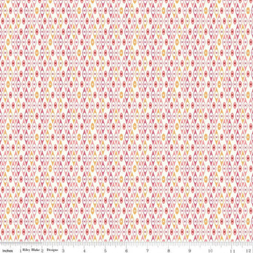 SALE Bee Vintage Edith C13084 Pink - Riley Blake Designs - Geometric Diamonds Xs - Lori Holt - Quilting Cotton Fabric