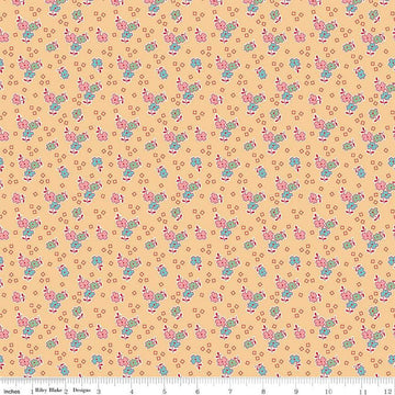 SALE Bee Vintage Lizzie C13089 Beehive - Riley Blake Designs - Floral Flowers - Lori Holt - Quilting Cotton Fabric