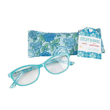 Lori Holt +2.50 Stitchy Readers ST-21866 - Riley Blake Designs - Reading Glasses Soft Case
