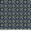 Bright Stars Quilt Blocks C13104 Blue - Riley Blake Designs - Patriotic Folk Art Geometric - Quilting Cotton Fabric