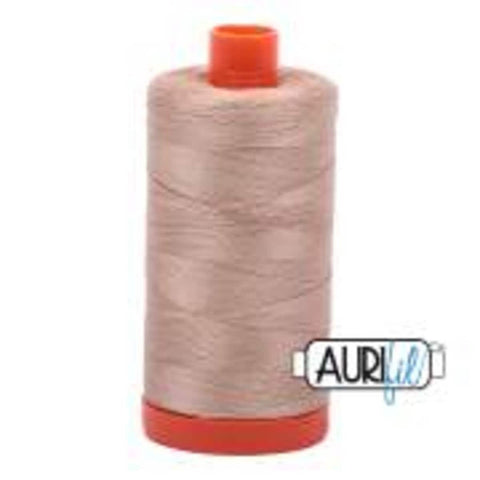 SALE Aurifil 100% Cotton Beige Thread AU2314- 50 Weight - 1422 Yards - Quilting Sewing