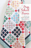 SALE Prep School Picnic Quilt PATTERN P123 - Amy Smart - Riley Blake Designs - INSTRUCTIONS Only - Framed Nine-Patch Multiple Sizes