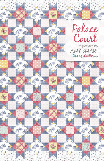 SUPER DEAL! Palace Court Quilt PaTTERN P123 - Amy Smart - Riley Blake - INSTRUCTIONS Only - Snowball & Economy Blocks