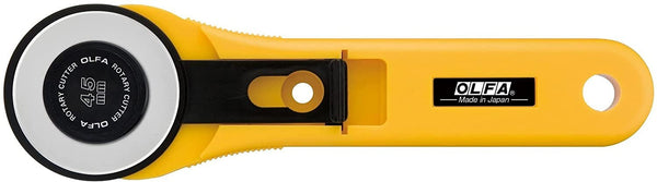 SALE Olfa Straight Handle 45mm Rotary Cutter N004-RTY-2G - Light to Medium Projects - Left or Right-Handed