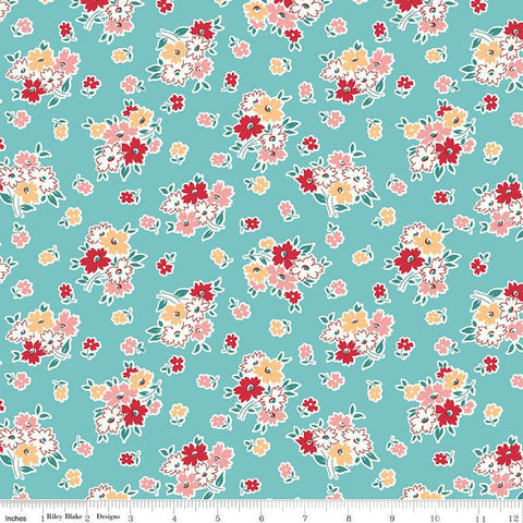 SALE Bee Vintage Nettie C13073 Cottage by Riley Blake Designs - Floral Flowers - Lori Holt - Quilting Cotton Fabric