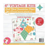 SALE It's Sew Emma 6" Vintage Kite Quilt Block Foundation Paper - Riley Blake - Paper Piecing 5" Stacker Friendly 42 Sheet Pad