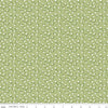 SALE Bee Vintage Suzanne C13086 Lettuce - Riley Blake Designs - Berries Leaves Circles - Lori Holt - Quilting Cotton Fabric