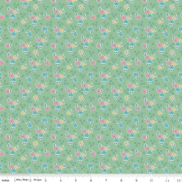 DEAL Bee Vintage Lizzie C13089 Leaf - Riley Blake Designs - Floral Flowers - Lori Holt - Quilting Cotton Fabric