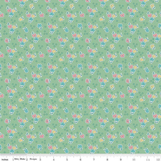 DEAL Bee Vintage Lizzie C13089 Leaf - Riley Blake Designs - Floral Flowers - Lori Holt - Quilting Cotton Fabric