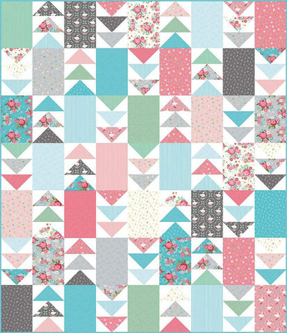 Take Me Home Quilt PATTERN P151 by Melanie Collette - Riley Blake Designs - INSTRUCTIONS Only - Beginner Friendly Two Sizes