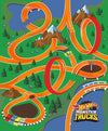 Hot Wheels Monster Trucks CANVAS Cotton Panel CV12955 - Riley Blake Designs - Quilting Cotton Fabric -  LIcensed Product