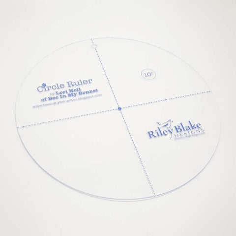 SALE Lori Holt Circle Ruler 10" - STRULER-4158 - Riley Blake Designs - Plastic