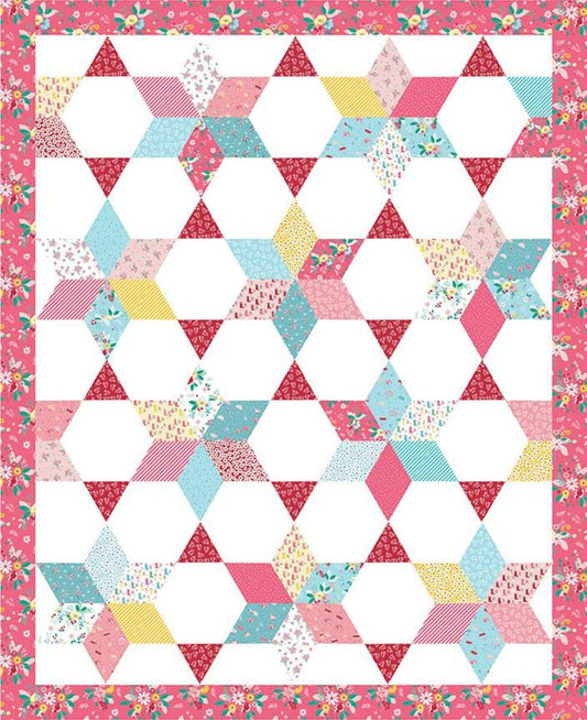 SALE Vintage Star Quilt PATTERN - Beverly McCullough - Riley Blake - INSTRUCTIONS Only
