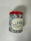 Riley Blake Designs Quilty Clips ST-31397 - Riley Blake Designs - ONE Decorative Enamel Tin with 100 Clips