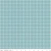 CLEARANCE Honeycomb Hill PRINTED Gingham C13126 Blue - Riley Blake Designs - Blue Cream - Quilting Cotton Fabric