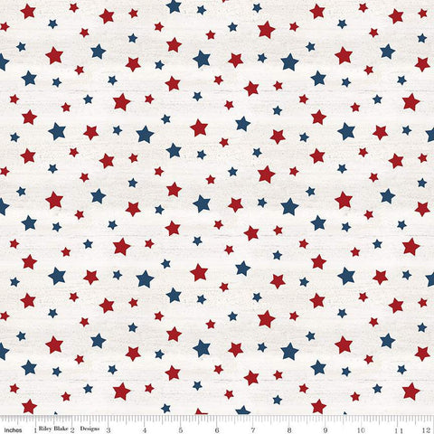 Monthly Placemats July Stars C12413 Multi - Riley Blake Designs - Patriotic Independence Day  - Quilting Cotton Fabric