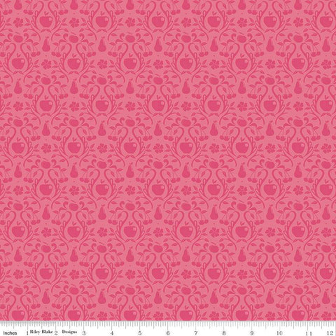 Orchard Damask C13154 Cherry - Riley Blake Designs - Fruit - Quilting Cotton Fabric