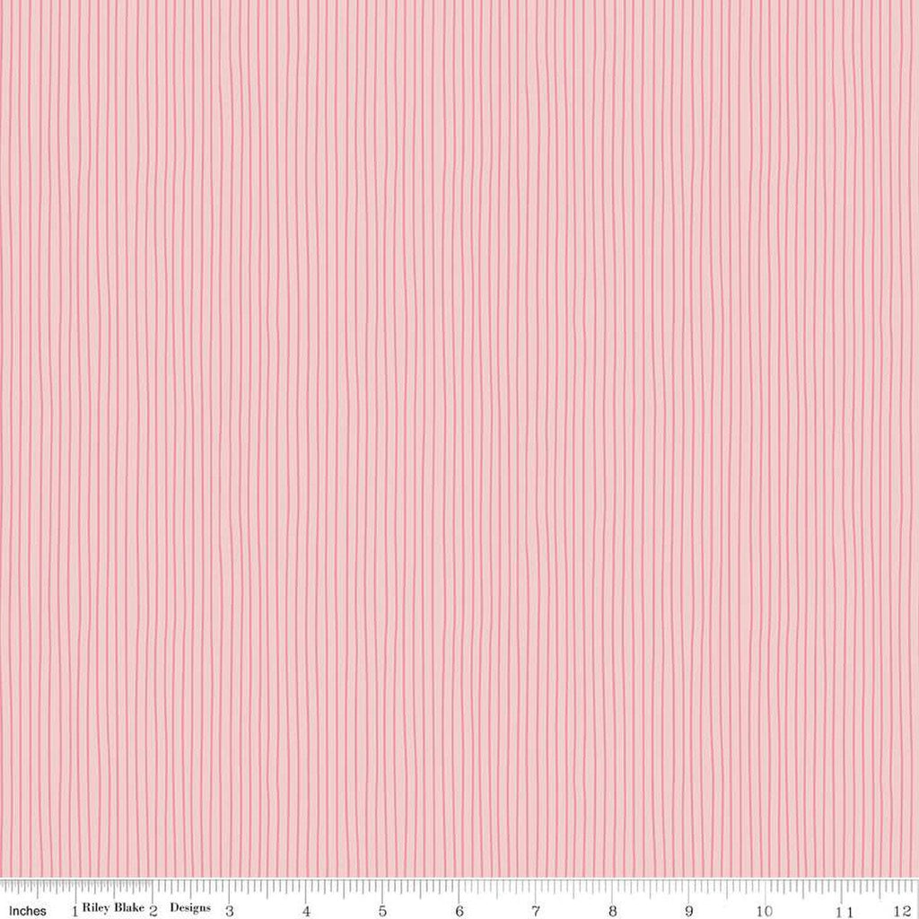 Swan Serenade Stripe C13265 Pink - Riley Blake Designs - Stripes Striped - Quilting Cotton Fabric