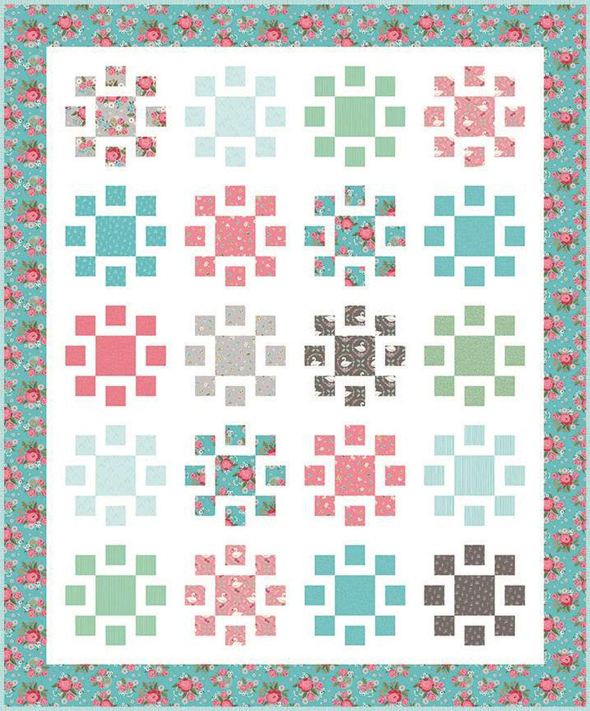 Ensemble Quilt PATTERN P151 by Melanie Collette - Riley Blake Designs - INSTRUCTIONS Only - Three Sizes 5" Stacker Friendly