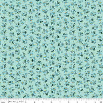 SALE Honeycomb Hill Pretty Petals C13123 Songbird - Riley Blake Designs - Floral Flowers - Quilting Cotton Fabric