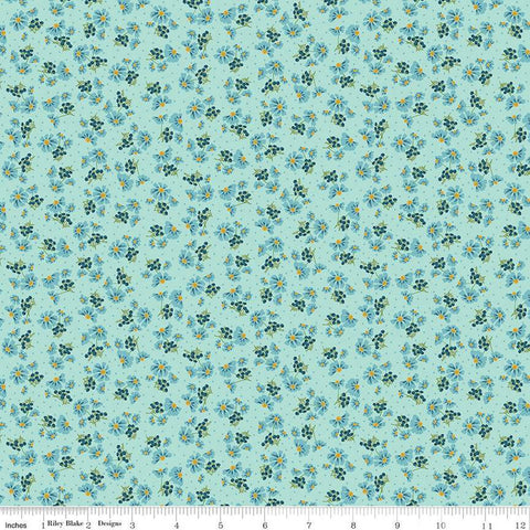 SALE Honeycomb Hill Pretty Petals C13123 Songbird - Riley Blake Designs - Floral Flowers - Quilting Cotton Fabric