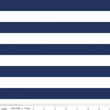 DEAL Navy & White 1" One Inch Stripe - Riley Blake Designs - Jersey KNIT cotton  spandex stretch fabric