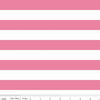 25" End of Bolt - Hot Pink 1" One Inch Stripe - Riley Blake Designs - Jersey KNIT cotton  spandex stretch fabric